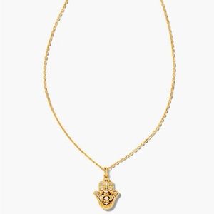 Kendra Scott Gold Plated Hamsa Pendant Necklace